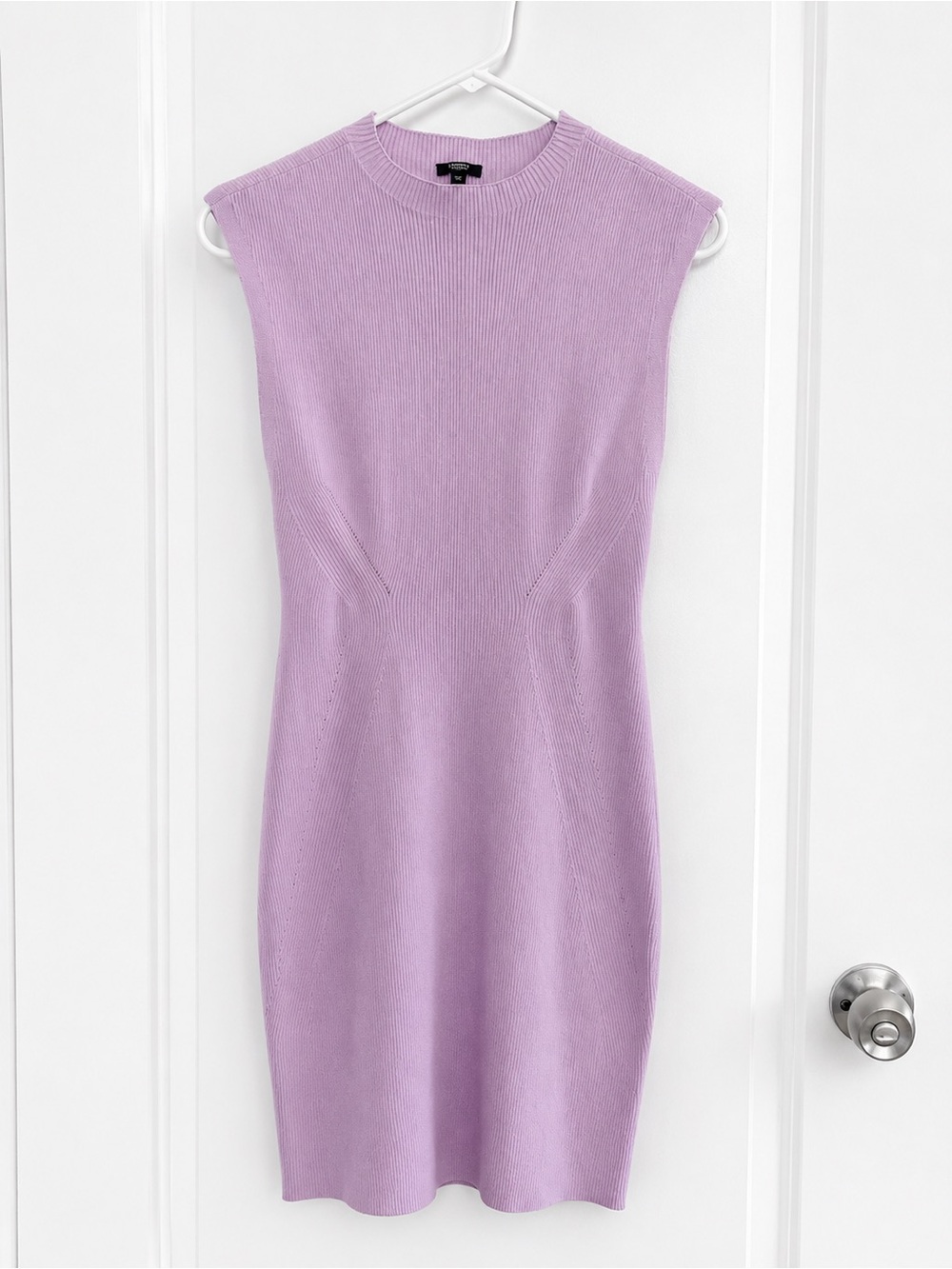 Express Women’s Lilac Sleeveless Midi Knit Dress Size Medium